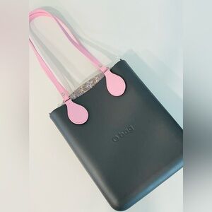 O Bag Pink & Grey Tote